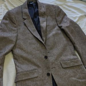 Tweed blazer slim fit